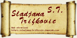 Slađana Trifković vizit kartica